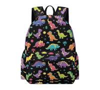 TPISLI Dinosaurs Daypack Boys Age 7 Animals Backpack Students Year 7-9 Lightweight Durable 14 Inch Laptop Rucksack Junior School Hiking Day Trips School Gift Daily Carry