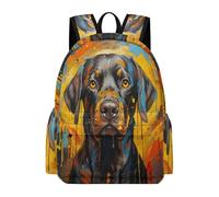 TPISLI Dog School Bag for Boys Girls Ages 8-12 Backpack Puppy Rucksack for Study Days, Modern 15.6 Inch Laptop Backpack for Study Days and Travel and Everyday Lessons
