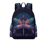 TPISLI Dragonfly Motif Backpack Girls Boys 7-12 School Bag Insect Theme Rucksack for Primary Classes, Lightweight Book Bag for Spring Outing and Daily Classes and Outdoor Study Days