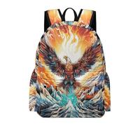 TPISLI Eagle Backpack Boys Girls Teens Age 10-15 School Bag Bird Motif Rucksack for Secondary Students, Cool 13.3 Inch Laptop Rucksack for Day Trips and Birthday Gift