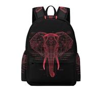 TPISLI Elephant School Bag for Boys Girls Ages 8-12 Backpack Animal Design Rucksack for Study Days, Modern 15.6 Inch Laptop Backpack for Study Days and Travel and Everyday Lessons