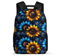 TPISLI Flowers Backpack for Boys Years 1-4, Plant Rucksack for Girls Boys, Lightweight School Bag, Side Pockets, Padded Back, Travel Daily Use