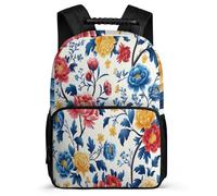 TPISLI Flowers Daypack Primary School for Students Primary Age 6-11 Plant Rucksack Students, Soft Felt Details 1680D Fabric Daily Essentials