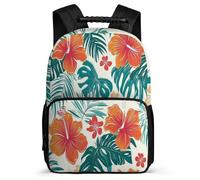 TPISLI Flowers Design Bookbag Junior School for Kids and Teens 7-11 Year Olds Botanical Theme Daypack Girls Boys, Lightweight Adjustable Straps Daily Essentials