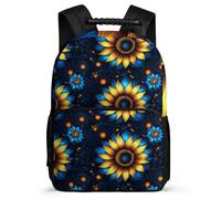 TPISLI Flowers Illustration Rucksack for Children Primary Age 6-11, Plant Pattern Alpaca Motif Bookbag for Boys Girls, Durable Backpack, Side Pockets, Padded Back, Travel Daily Use