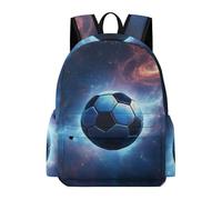 TPISLI Football Design School Bag Girls Age 8 Soccer Backpack Kids 7-11 Year Olds Modern Durable 14 Inch Laptop Backpack Secondary School Outdoor Travel Outdoor Gift
