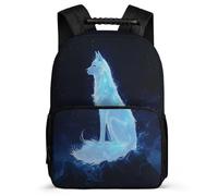 TPISLI Fox Design Daypack for Boys Girls Age 5-10 Animal Pattern Bookbag for Girls Boys School Years 1-4, Adjustable Straps Side Pockets Outdoor Day Trips