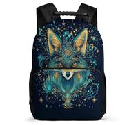 TPISLI Fox Motif Backpack for Kids and Teens 7-11 Year Olds Animal Fox Backpack for Girls Boys Primary Classes, Sturdy Handle Soft Felt Details School Travel