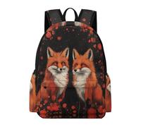 TPISLI Fox Motif Rucksack Students Ages 12-16 Animal Theme Daypack Boys Year 7-9 Durable Lightweight 11.6 Inch Laptop Daypack School Years 7-10 Travel Use