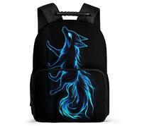 TPISLI Fox Pattern Rucksack for Girls for 5 to 10 Years, Animal Motif Bookbag Kids, Durable Backpack, 1680D Fabric, Primary Classes, Daily Essentials