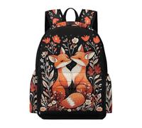 TPISLI Foxs Rucksack Girls Age 8 Animal Design School Backpack Children Year 7 Durable Lightweight 11.6 Inch Laptop Daypack School Years 3-6 Daily Use Outdoor Gift