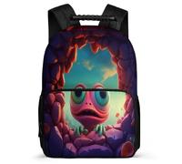 TPISLI Frog School Backpack for Boy Girl Aesthetic Kids Bookbag Ugly Backpack for Elementary Middle Students 15.7inch Book Bags Back to School Gifts