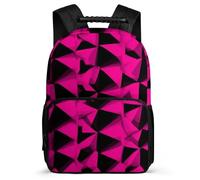 TPISLI Geometric Shapes Motif Daypack for Children Primary Classes 3D Daypack 8-12 Years Kids and Teens, Adjustable Straps 1680D Fabric Outdoor Day Trips