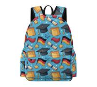 TPISLI Germany Flag Bookbag Kids Ages 7-10 Graduation School Backpack Boys Year 7-9 Lightweight Durable Spring Outing Backpack Primary to Secondary Travel Gift Travel Use