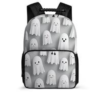 TPISLI Ghost School Backpack for Girls 8-12 Years Gothic Style Bookbag for Students Primary Classes, Sturdy Handle Soft Felt Details Outdoor Day Trips