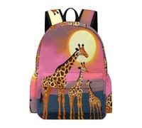 TPISLI Giraffe School Bag for Boys Girls 10-16 Years Backpack Animal Rucksack for Year 7-10 Study, Modern 15.6 Inch Laptop Bag for Daily Study and Weekend Use