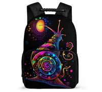 TPISLI Girls Backpack Snail Bag for Elementary School Boy Schoolbag Back Pack Travel Casual Daypack 15.7 Inch with Adjustable Shoulder Straps