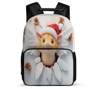 TPISLI Girls Boys Guinea Pig Backpack for School, Cute Dutch Pig Rucksack for 5 to 10 Years, Sturdy Book Bag, Sturdy Handle, Outdoor Travel, Day Trips