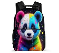 TPISLI Girls Boys Kawaii Panda Rucksack 7-11 Year Olds Animal Backpack for Children School Years 1-4, Adjustable Straps Sturdy Handle Outdoor Day Trips