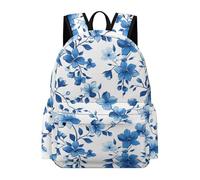 TPISLI Girls Boys School Bag Floral Spring Theme Backpack Age 10-15 Rucksack with Flowers for Year 7-10 Study, Cool 15.6 Inch Laptop Backpack for Travel and Daily Use