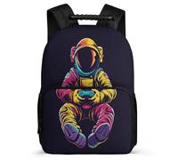 TPISLI Girls Cute Backpack Astronaut Bookbag, Boy School Bag Spaceman Rucksack, Kids Backpack 9-12 Years Old for Travel Take A Walk