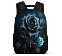 TPISLI Girls Cute Backpack Flower Bookbag, Boy School Bag Botanical Print Rucksack, Kids Backpack 9-12 Years Old for Travel Take A Walk