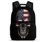 TPISLI Girls Cute Backpack Skeleton Bookbag, Boy School Bag Skull Rucksack, Kids Backpack 9-12 Years Old for Travel Take A Walk