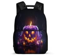 TPISLI Girls Laptop Pumpkin Backpack Kids Primary School Bag Halloween Theme Rucksack Casual Daypack Outdoor Teens Bookbag Boy