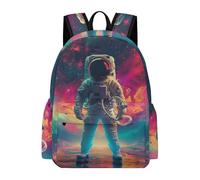 TPISLI Girls School Bag Astronaut Boys Backpack Age 9-13 Rucksack Spaceman for Study Days, Stylish 13.3 Inch Laptop Rucksack for Day Trips and Birthday Gift