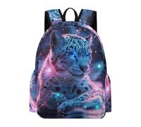 TPISLI Girls School Bag Cheetah Pattern Boys Backpack Age 7-13 Rucksack Animal Motif for Study Days, Fashion 11.6 Inch Laptop Daypack for Books, Lessons and Travel and Daily Book Carry