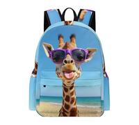 TPISLI Girls School Bag Kawaii Giraffe Boys Backpack Age 9-13 Rucksack Animal for Study Days, Stylish 13.3 Inch Laptop Rucksack for Day Trips and Birthday Gift