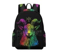 TPISLI Goat Rucksack Kids Age 10-14 Animal Sheep Backpack Teens Year 9 Durable Lightweight Back to School Gift Daypack Primary School Travel Daily Use Outdoor Gift