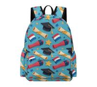 TPISLI Graduation Bookbag Kids Age 10-14 Netherlands Flag Daypack Boys Year 5-7 Durable Lightweight School Trip Rucksack Outdoor Day Trips Back to School Gift Daily Carry
