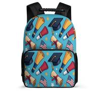 TPISLI Graduation Daypack Year 3-6 for Girls Boys 7-11 Year Olds Graduation Season School Bag Students, Adjustable Straps Soft Felt Details Travel Daily Use