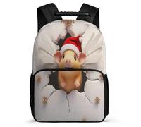 TPISLI Guinea Pig 3D Rucksack for Children Primary Age 6-11, Cute Dutch Pig Bookbag for Boys Girls, Durable Backpack, Side Pockets, Padded Back, Travel Daily Use