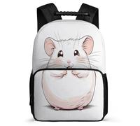TPISLI Guinea Pig Backpack for Boys Girls School Years 2-5 Cute Dutch Pig Rucksack for Students Year 2-5, Soft Felt Details Adjustable Straps Travel Daily Use
