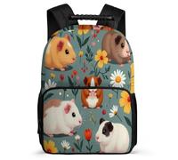 TPISLI Guinea Pig Daypack for Boys Primary School, Little Animal Backpack Primary Age 6-11, Durable School Bag, Sturdy Handle, Outdoor Travel, Day Trips