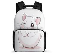 TPISLI Guinea Pig Daypack for Kids and Teens Primary Age 6-11 Cute Dutch Pig Rucksack for Students Junior School, 1680D Fabric Soft Felt Details Outdoor Day Trips