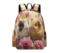 TPISLI Guinea Pig Daypack Students Ages 12-16 Cute Animal Rucksack Children Year 10 Modern Durable 11.6 Inch Laptop Daypack School Years 7-10 Travel Use Outdoor Gift