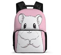 TPISLI Guinea Pig Rucksack for Kids and Teens Junior School Kawaii Animal Backpack 7-11 Year Olds Girls Boys, Padded Back Sturdy Handle Travel Daily Use