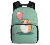 TPISLI Guinea Pig School Backpack for Kids and Teens 7-11 Year Olds Cute Animal Backpack for Girls Boys Year 3-6, Lightweight Adjustable Straps Short Trips