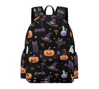 TPISLI Halloween Theme Halloween Theme Daypack Kids 7-11 Year Olds Bat Rucksack Boys Year 7-9 Modern Durable Autumn Trip School Bag Secondary School Outdoor Travel Daily Carry