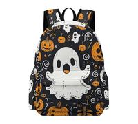 TPISLI Halloween Theme Halloween Theme School Backpack Girls Age 11 Ghost Book Bag Students Year 10 Modern Trendy Spring Outing Backpack Outdoor Day Trips Back to School Gift