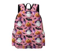 TPISLI Halloween Theme Halloween Theme School Backpack Teens 12-16 Year Olds Ghost Daypack Boys Year 7-9 Modern Durable Back to School Gift Daypack Primary to Secondary Travel Gift