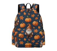 TPISLI Halloween Theme Maple Leaf Daypack Girls 10 Year Olds Autumn Theme Backpack Boys Year 4 Fashion 11.6 Inch Laptop Daypack Secondary School Hiking Travel Outdoor Gift