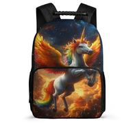 TPISLI Horse Backpack Primary Classes for Kids and Teens School Years 2-5 Animal Design Rucksack Children, Durable Soft Felt Details Birthday Gift