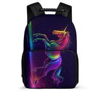 TPISLI Horse Rucksack for Boys 7-11 Year Olds, Animal Design Bookbag for Students, Durable Backpack, Side Pockets, Padded Back, Travel Daily Use