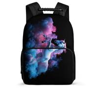 TPISLI Horse Rucksack for Boys 7-11 Year Olds, Animal Design Bookbag for Students, Durable Backpack, Side Pockets, Padded Back, Travel Daily Use