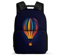 TPISLI Hot Air Balloon School Bag for Boys School Years 2-5 Colourful Daypack for Boys Girls Primary Classes, Adjustable Straps 1680D Fabric Daily Essentials