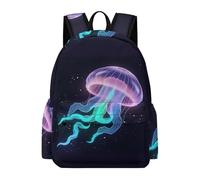 TPISLI Jellyfish Design Backpack Girls Year 8 Sea Creature School Bag Teens Year 9 Trendy Modern 11.6 Inch Laptop Daypack Secondary School Hiking Travel Outdoor Gift Everyday Use